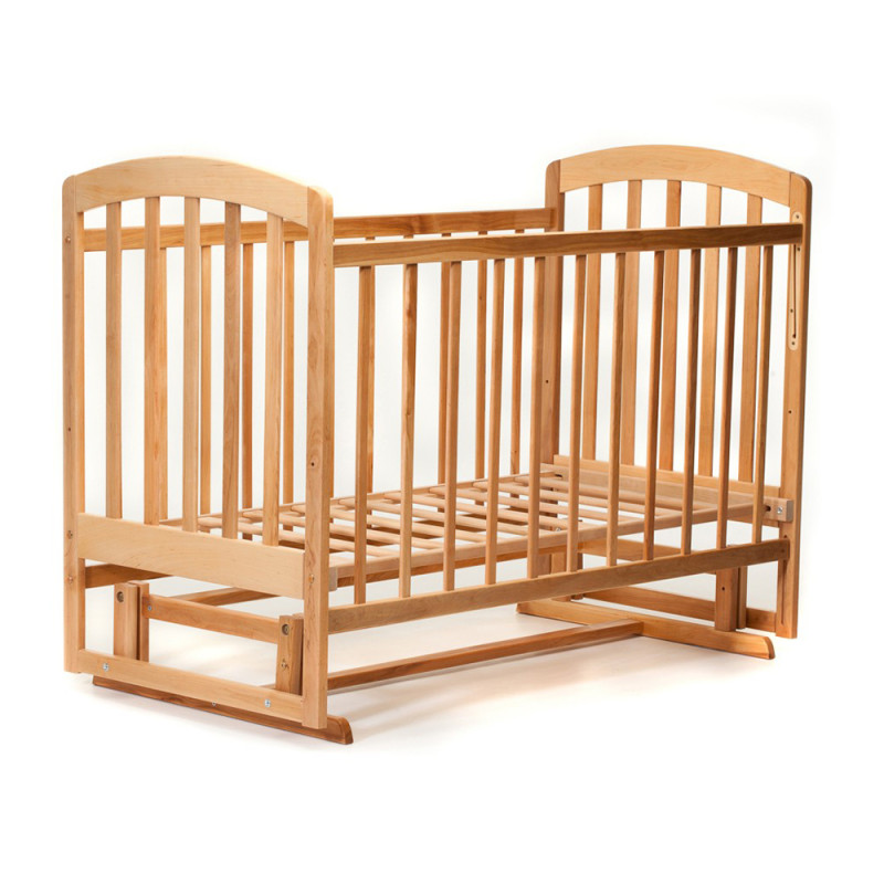 Кроватка Laska-M Лама маятник (нат.вільха) Уцінка